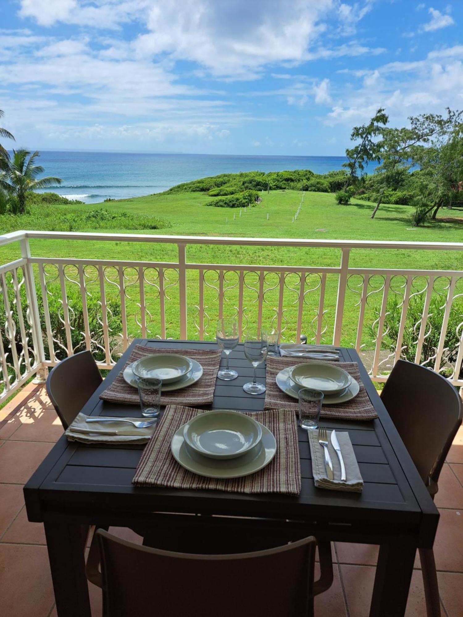 Studio Avec Vue Mer Exceptionnelle, Plage Et Piscine, Village Vacances Sainte-Anne Экстерьер фото